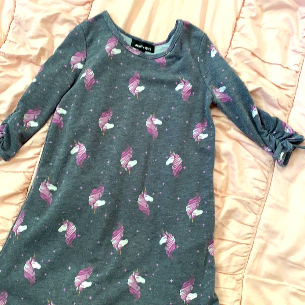 Moon & Stars Unicorn Dress Size 4/5